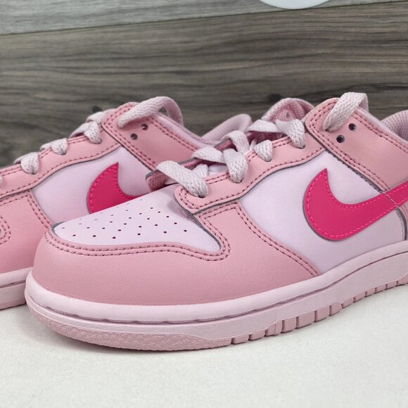 Nike Dunk Low Triple Barbie Pink Women's Shoes - Picture 5 of 10